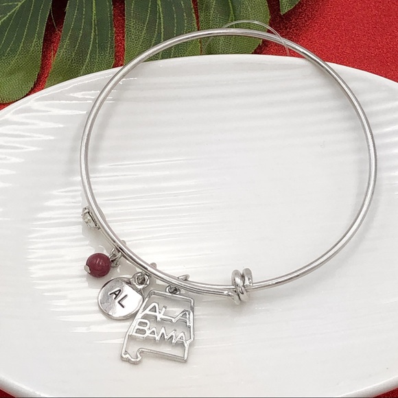 🌼 Alabama Expandable Bangle Bracelet Alabama Alabama Alabama Alabama Alabama - Picture 3 of 5